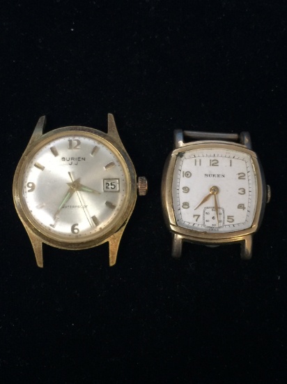 2 Count Lot Vintage Timex Watches without Bands