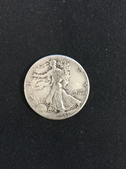 1941 United States Walking Liberty Silver Half Dollar - 90% Silver Coin