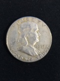 1963-D United States Franklin Silver Half Dollar - 90% Silver Coin