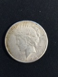 1923-S United States Silver Peace Dollar - 90% Silver Coin