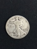 1942-D United States Walking Liberty Silver Half Dollar - 90% Silver Coin