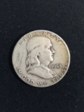 1953-S United States Franklin Silver Half Dollar - 90% Silver Coin