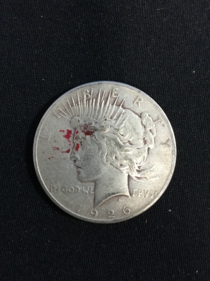 1926-S United States Peace Silver Dollar - 90% Silver Coin