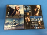 2 Movie Lot: RUSSELL CROWE: State of Play & Master and Commander DVD