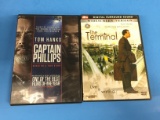 2 Movie Lot: TOM HANKS: The Terminal & Captain Phillips DVD