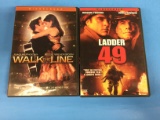 2 Movie Lot: JOAQUIN PHOENIX: Ladder 49 & Walk The Line DVD