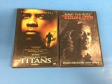 2 Movie Lot: DENZEL WASHINGTON: The Equalizer & Remember the Titans DVD