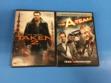 2 Movie Lot: LIAM NEESON: The A-Team & Taken 2 DVD