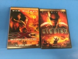 2 Movie Lot: VIN DIESEL: Chronicles of Riddick & XXX DVD