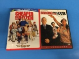 2 Movie Lot: STEVE MARTIN: Cheaper By the Dozen & Bringing Down The House DVD
