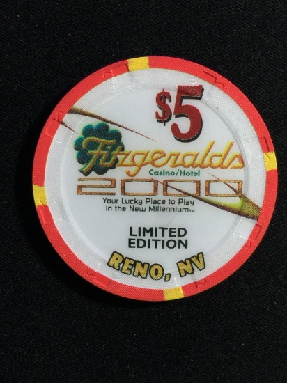 Limited Edition 2000 Fitzgeralds Casino Chip - Reno, NV