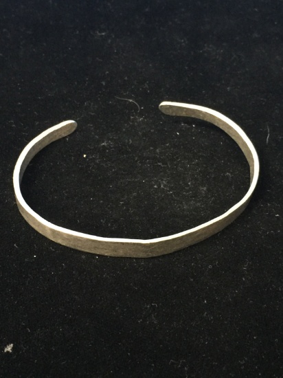 Hammered Sterling Silver Cuff Bracelet