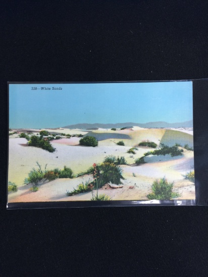 Vintage Unused Postcard - 1930's-20's White Sands