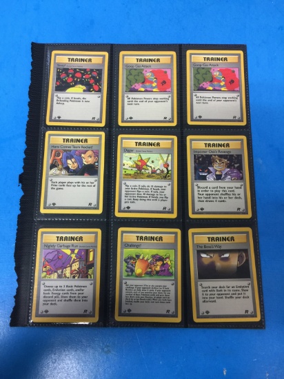 Lot of 9 Unresearched Pokemon Trading Cards - Rares, Holos, 1st Editions, & More!