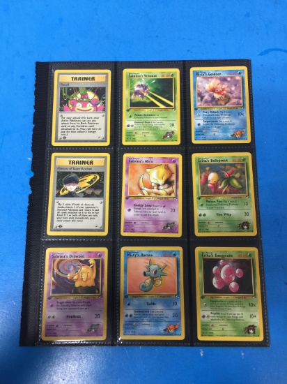 Lot of 9 Unresearched Pokemon Trading Cards - Rares, Holos, 1st Editions, & More!