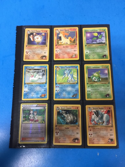Lot of 9 Unresearched Pokemon Trading Cards - Rares, Holos, 1st Editions, & More!