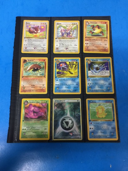 Lot of 9 Unresearched Pokemon Trading Cards - Rares, Holos, 1st Editions, & More!