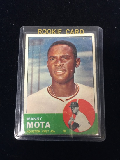 1963 Topps #141 Manny Mota Colts Baseball Card