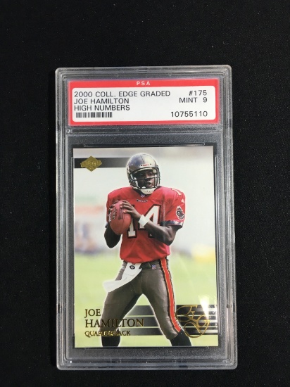 PSA Graded 2000 Collectors Edge Graded Joe Hamilton Rookie Football Card - Mint 9