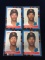 4 Card Lot 1988 Donruss #34 Roberto Alomar Rookie Baseball Cards