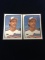 2 Card Lot 1989 Topps #647 Randy Johnson Rookie Baseball Cards