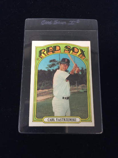 1972 Topps #37 Carl Yastrzemski Red Sox Baseball Card