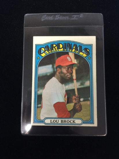 1972 Topps #200 Lou Brock Cardinals Baseball Card