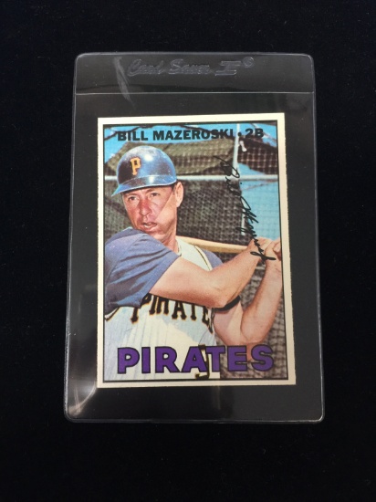 1967 Topps #510 Bill Mazeroski Pirates Baseball Card
