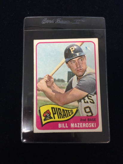 1965 Topps #95 Bill Mazeroski Pirates Baseball Card