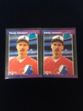 2 Card Lot 1989 Donruss #42 Randy Johnson Rookie Baseball Cards