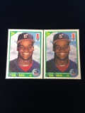 2 Card Lot 1990 Score #663 Frank Thomas White Sox Rookie Baseball Card