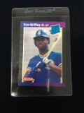 1989 Donruss #33 Ken Griffey Jr. Mariners Rookie Baseball Card