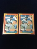 2 Card Lot 1990 Topps #414 Frank Thomas White Sox Rookie Baseball Cards