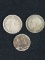 3 Count Lot of Vintage SILVER Foreign Coins