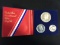 1976 United States Mint Bicentennial Silver Proof Set - 3 40% Silver Coin