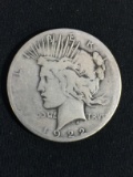 1922-S United States Peace Silver Dollar - 90% Silver Coin