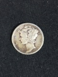 1935 United States Mercury Dime - 90% Silver Coin