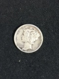 1939-D United States Mercury Dime - 90% Silver Coin
