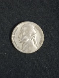 1942-S United States Wartime Jefferson Nickel - 35% Silver Coin