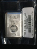 RARE APMEX GEIGER 100 Gram Fine Silver Bullion Bar - Sealed W/ Serial Number - 3.2 Ounces