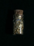 Glass Vial of 24K Gold Flakes