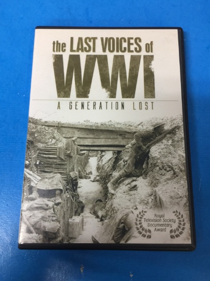 The Last Voices of WWI A Generation Lost DVD