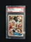 PSA Graded 1982 Topps James Wilder Bucs Football Card - Mint 9