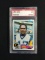 PSA Graded 1982 Topps LeRoy Irvin Rams Football Card - Mint 9