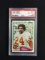 PSA Graded 1982 Topps Gary Green Chiefs Football Card