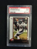 PSA Graded 1998 Bowman Shannon Sharpe Broncos Football Card - Mint 9