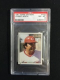 PSA Graded 1981 Topps Stickers Johnny Bench Reds Baseball Card