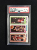 PSA Graded 1980-81 Topps Norm Nixon & Darryl Dawkins Basketball Card