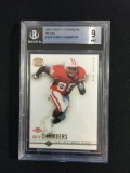 BGS Graded 2001 Pacific Dynagon Chris Chambers Rookie Football Card - Mint 9