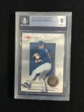 BGS Graded 2001 Fleer Authority Brian Lawrence Blue Jays Rookie Baseball Card